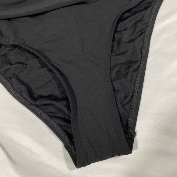 NEW Robin Piccone Kate‎ High Waist Bikini Bottoms in Black [SZ Small ] - Picture 5 of 12